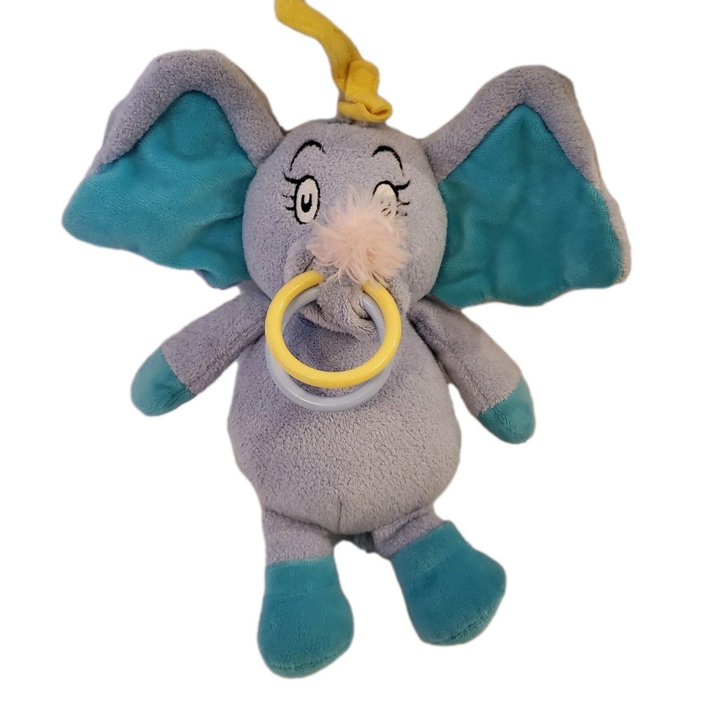 Manhattan Toy Dr. Seuss Horton Pull Musical Travel Toy and‎ Teether